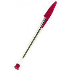 Hemijska olovka sa poklopcem 555 crvena