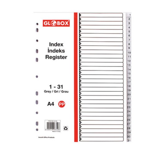 Index pvc brojčani 1-31