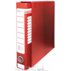 Registrator kartonski A4 sa kutijom uski crveni BIGZ NET