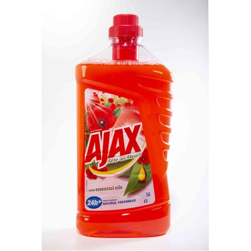 Ajax sa mirisom cveća 1l crveni